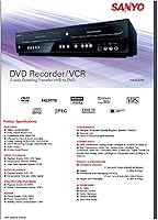 Sanyo RFWZV475F DVD Recorder/VCR Combo — image 4