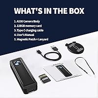 HJBDGS A100 Body Camera 128GB 4K 30FPS — image 7