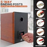 Pyle PHQBS62 6.5″ Home Wooden Bookshelf Speakers — image 3