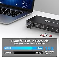 CMSTEDCD USB C KVM Docking Station Switch 3 Monitors 2 Computers — image 9