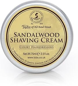 Taylor Of Old Bond Street Sandalwood Shaving Cream 2.03 oz Review
