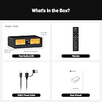 Fosi Audio LC30 VU Meter Amplifier Speaker Selector Switch Box — image 9
