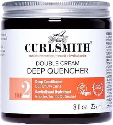 CURLSMITH Double Cream Deep Quencher - Deep Conditioning Mask, 8 oz