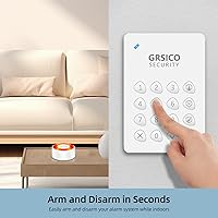 GRSICO 2nd Gen WiFi Alarm System 9-Piece Kit — image 3