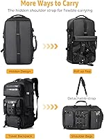 Ponhog 50L Travel Backpack for Men — image 7