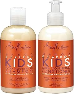 SheaMoisture Mango & Carrot Kids Extra-Nourishing Shampoo & Conditioner Set Review