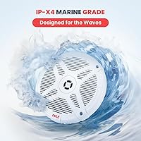 Pyle PLMRBT65W Bluetooth Marine Speakers — image 2