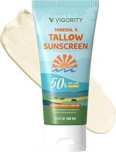 Vigority Beef Tallow Sunscreen SPF 50 3.4oz Review