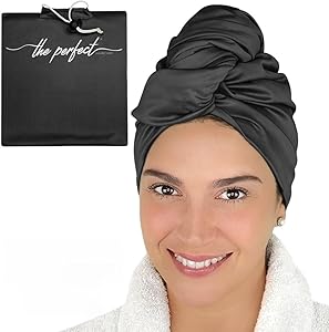 The Perfect Haircare Microfiber Hair Towel Wrap - Black Review