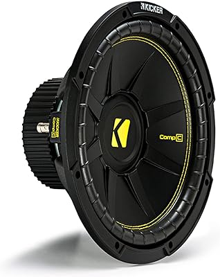 KICKER CWCS124 CompC 12″ Subwoofer 4-Ohm