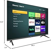 Hisense 32-Inch H4 Series Roku Smart TV (2021 Model) — image 7