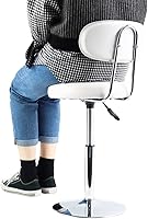 FURWOO White PU Leather Swivel Salon Chair — image 6