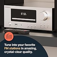 Oakcastle HiFi300 Bluetooth Stereo Shelf System — image 6