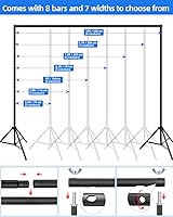 Hemmotop Backdrop Stand 10x8ft — image 3