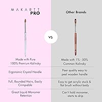 MakarttPro Kolinsky Crimped Acrylic Nail Brush #14 — image 4