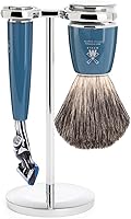 MÜHLE RYTMO 3-Piece Pure Badger 5-Blade Razor Set — image 1