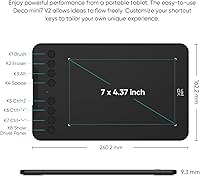XP-Pen Deco Mini7 V2 Drawing Tablet — image 4
