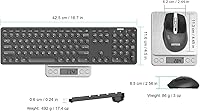 Arteck HB305-3 Multi-Device Bluetooth Keyboard and MB167 Mouse — image 6