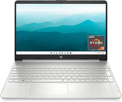 HP 15 Laptop, Ryzen 3 5300U, 8GB RAM, 256GB SSD