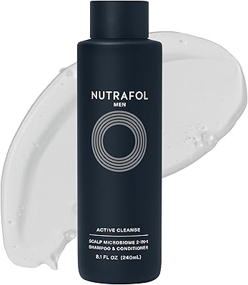 Nutrafol Men’s Shampoo and Conditioner 2-in-1, 8.1 Fl Oz