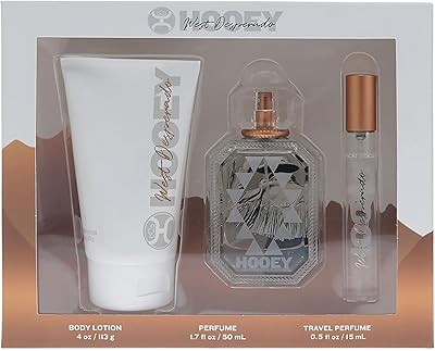 HOOEY x West Desperado Perfume Gift Set 1.7oz Perfume, 0.33oz Travel Spray & 4oz Lotion
