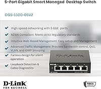 D-Link DGS-1100-05V2 5-Port Gigabit Smart Managed Switch — image 2