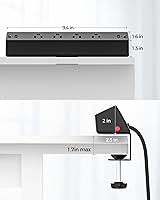 TenTrend Desk Clamp Surge Protector with 10 FT Extension Cord — image 5