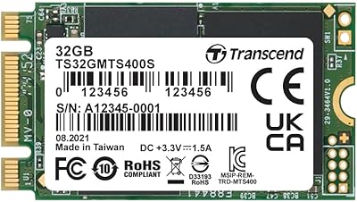 Transcend MTS400 32GB M.2 SATA III SSD