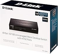 D-Link DES-1008PA 8-Port Fast Ethernet Switch with 4 PoE Ports — image 6
