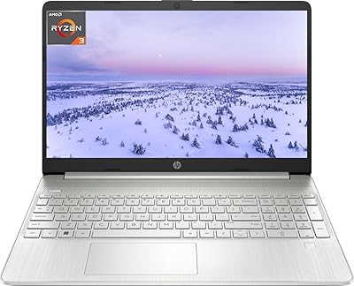 HP 2023 Laptop, Intel Core i3-1115G4, 8GB RAM, 256GB SSD, 15.6″ Touchscreen