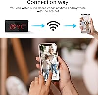 Wyfijwia H8-514 Camera Clock 1080P Wireless with Night Vision — image 4