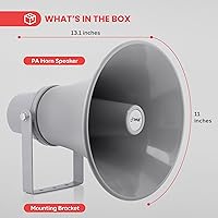 Pyle PHSP121T 30-Watt PA Horn Speaker — image 6