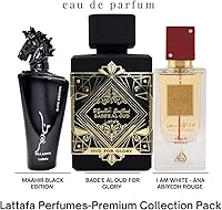 Lattafa Perfumes Bade'e Al Oud For Glory, Maahir Black & Ana Abiyedh Rouge EDP 100mL — image 4