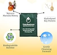 TearRestore NeutraWipe Manuka Honey Eyelid Wipes 30 Count — image 2