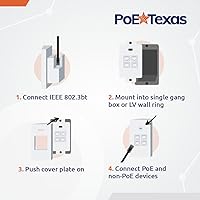 PoE Texas 4 Port in-Wall Gigabit PoE Extender Switch — image 5