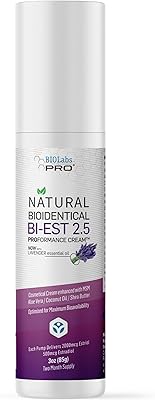 BioLabs PRO Natural Bioidentical 2.5 Estro Cream, Lavender 3oz