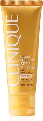 Clinique Broad Spectrum SPF 50 Sunscreen Oil Free Face Cream, 1.7 Fl Oz