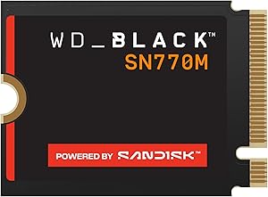 WD_BLACK SN770M 500GB NVMe SSD Review