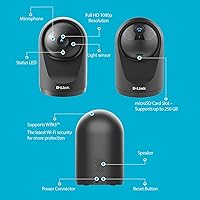 D-Link DCS-6500LHV2 Compact Full HD Pan & Tilt Wi-Fi Camera — image 2