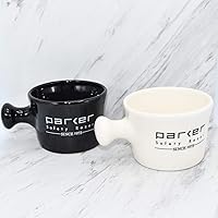 Parker Deluxe Stoneware Apothecary Shaving Mug – Ivory — image 4