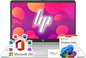 HP 15 G9 Laptop, 15.6″ FHD, AMD Athlon 3050U, 12GB RAM, 256GB SSD, Windows 11 Pro