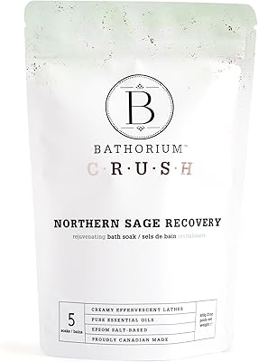Bathorium Northern Sage Recovery Crush Bath Soak, 21 oz