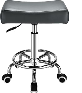 Mineloff Square Salon Rolling Stool - Grey Review