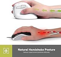 DeLUX M618mini Wireless Vertical Mouse — image 2