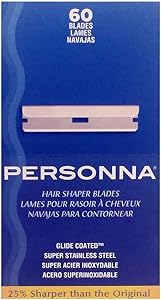 Personna Hair Shaper Blades, 60 Count