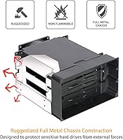 ICY DOCK flexiDOCK MB830SP-B 3-Bay 3.5 Inch SATA/SAS HDD Docking Enclosure — image 3