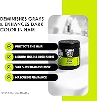 Rolda Black Styling Hair Gel 35.2oz — image 3