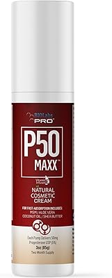 BIOLABS PRO All Natural P50 Maxx Cream 50mg Progesterone per Dose (Unscented, 3oz)