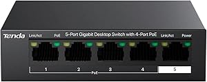 Tenda TEG1105P 5-Port Gigabit PoE Switch Review