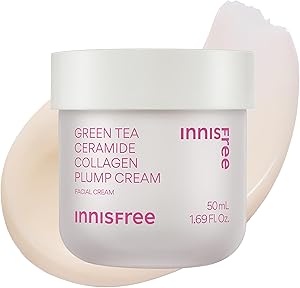 innisfree Green Tea Ceramide Collagen Plump Cream 50mL Review